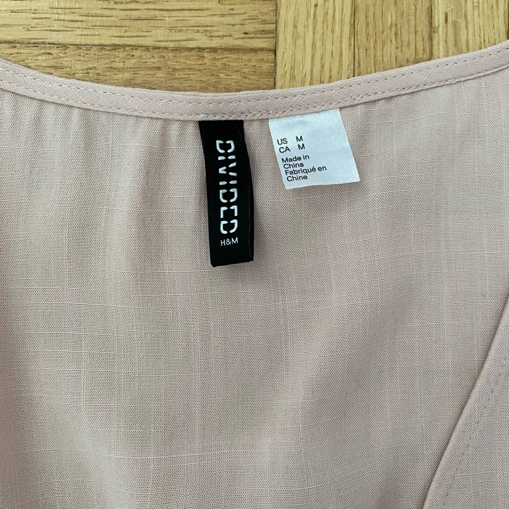 Pink Button Blouse - Picture 4 of 4